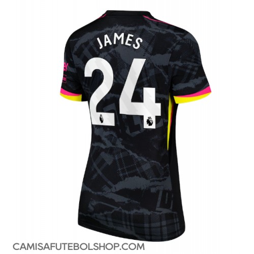 Camisa de time de futebol Chelsea Reece James #24 Replicas 3º Equipamento Feminina 2024-25 Manga Curta